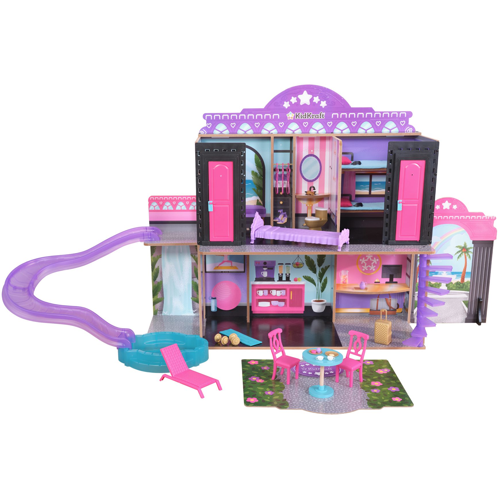 2-in-1-hotel-waterslide-dollhouse