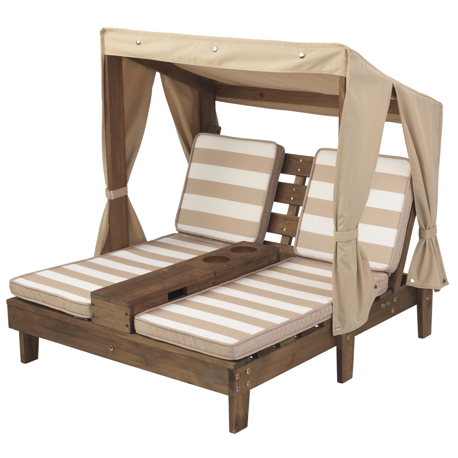 double-chaise-lounge-with-cup-holders-espresso-oatmeal-white