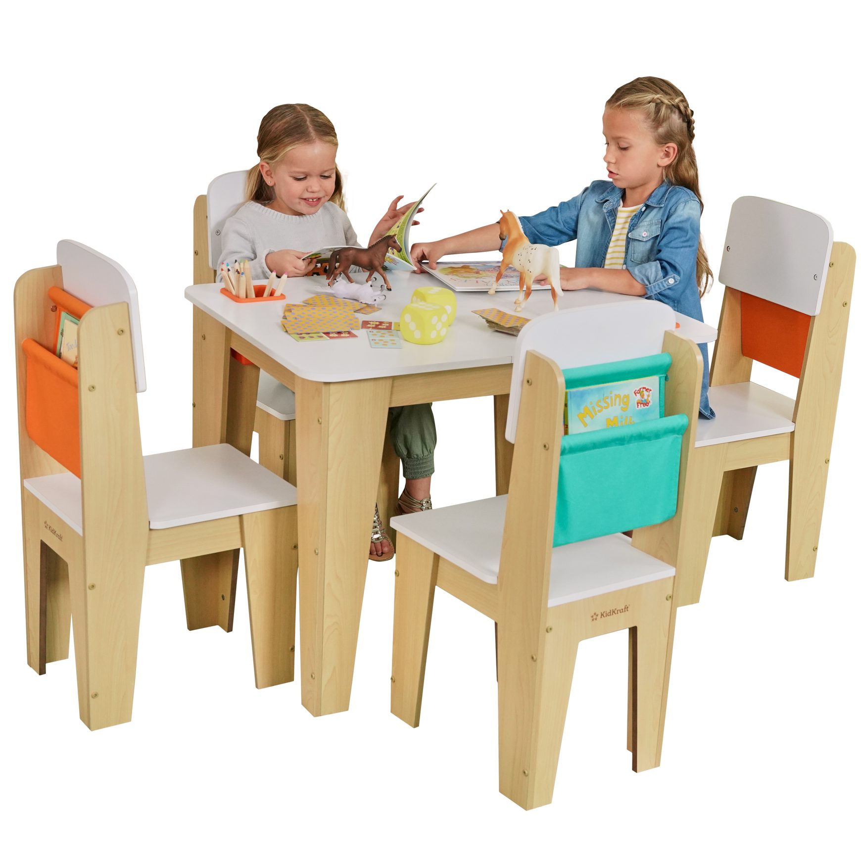 pocket-storage-table-and-4-chair-set-natural pocket-storage-table-and-4-chair-set-natural